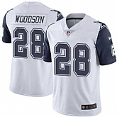 Nike Men & Women & Youth Cowboys 28 Darren Woodson White Color Rush Limited Jersey,baseball caps,new era cap wholesale,wholesale hats